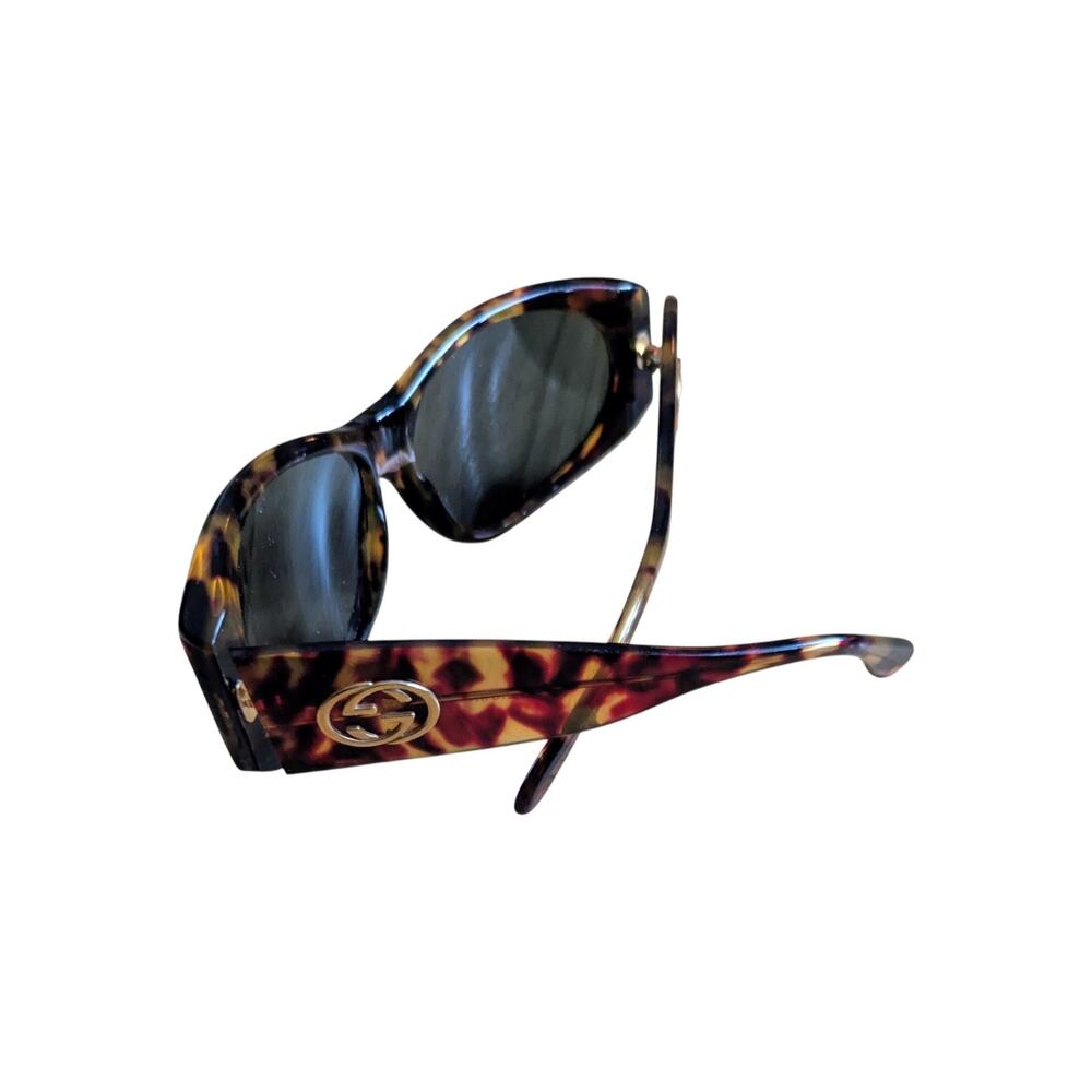 Gucci Sunglasses Tortoise Oversized Vintage 90s Y2K - Picture 4 of 16